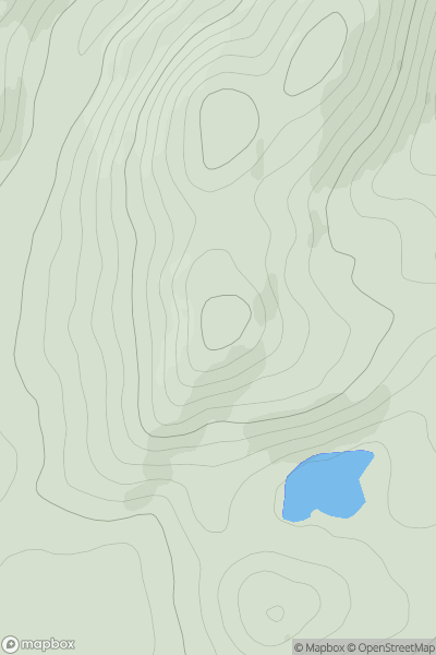 Thumbnail image for Beacon Hill [The Glenkens to Annandale] [NX913764] showing contour plot for surrounding peak